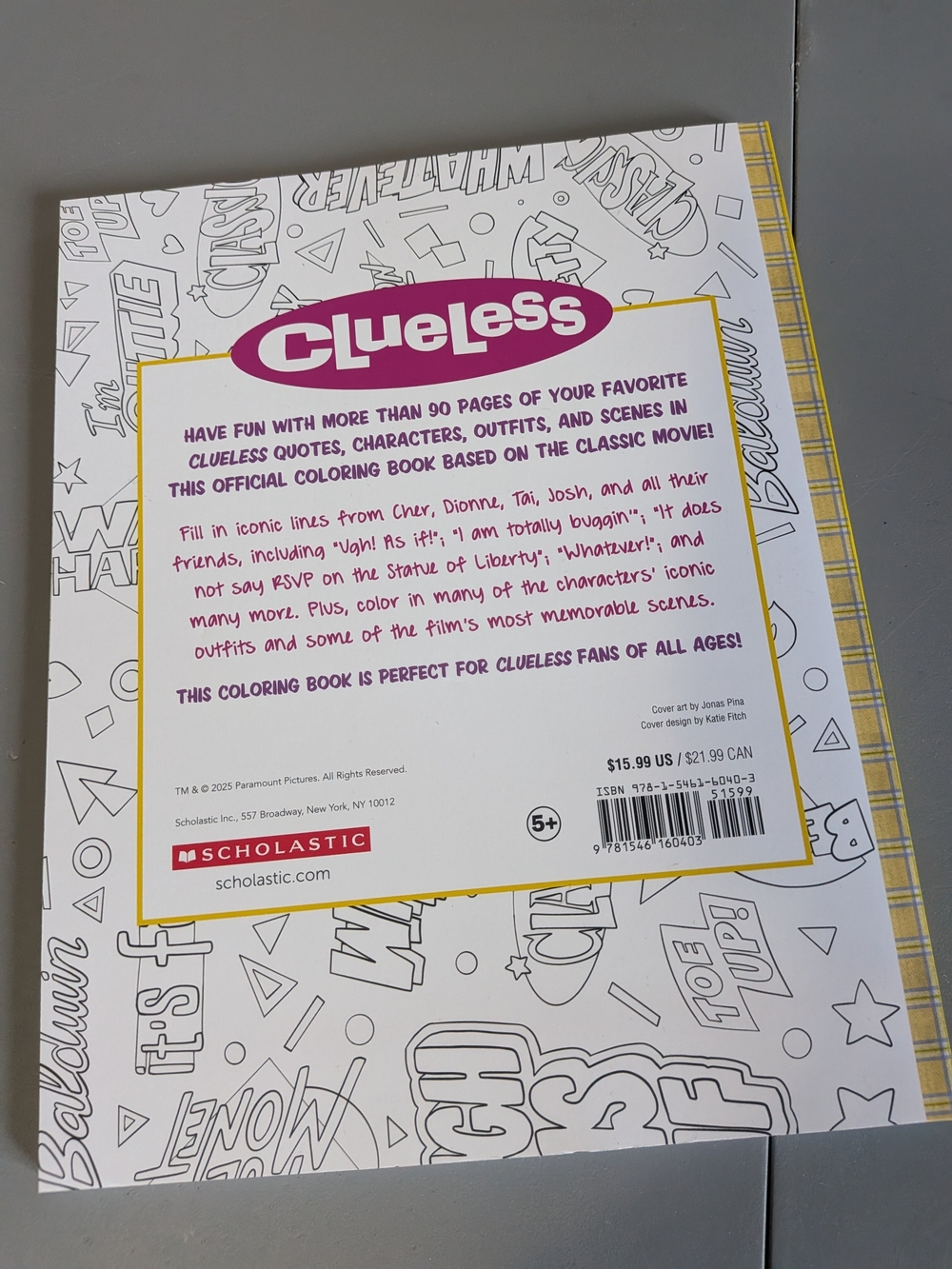 Scholastic | Toys | Clueless Coloring Book | Poshmark